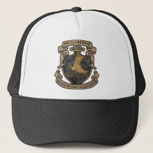 Montresor Coat of Arms Trucker Pet (Voorkant)