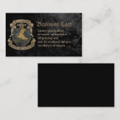 Montresor Coat of Arms Visitekaartje (Voorkant / Achterkant)