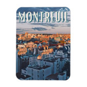 Montreuil Photo Vintage Magneet (Verticaal)