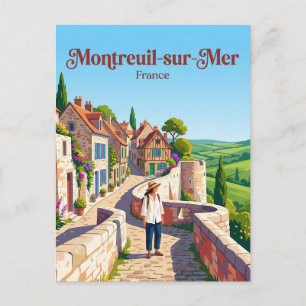 Montreuil-sur-Mer Frankrijk Briefkaart