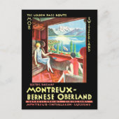 Montreux, Berner-Oberland, Zwitserland Briefkaart (Voorkant)