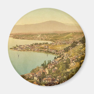 Montreux en Clarens, Geneve Lake, Zwitserland vi Magneet