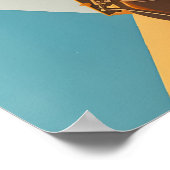 Montreux Jazz Festival Poster Retro Saxophone Art (Hoek)