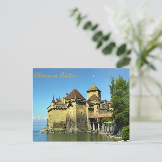 Montreux-kasteel Briefkaart (Staand voorkant)