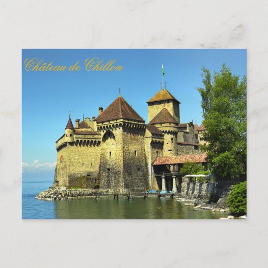 Montreux-kasteel Briefkaart (Voorkant)