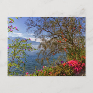 Montreux lakeshore, Zwitserland Briefkaart