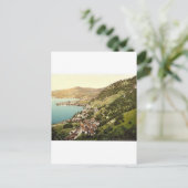 Montreux. Uitzicht uit Chambebaud, het meer van Ge Briefkaart (Staand voorkant)