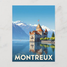  Montreux Zwitserland Briefkaart