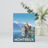  Montreux Zwitserland Briefkaart (Staand voorkant)