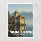 Montreux Zwitserland Chateau de Chillon Briefkaart (Voorkant)