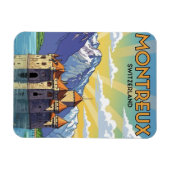 Montreux Zwitserland Chateau de Chillon Magneet (Horizontaal)