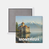 Montreux Zwitserland Chateau de Chillon Magneet (Voorkant / Achterkant)