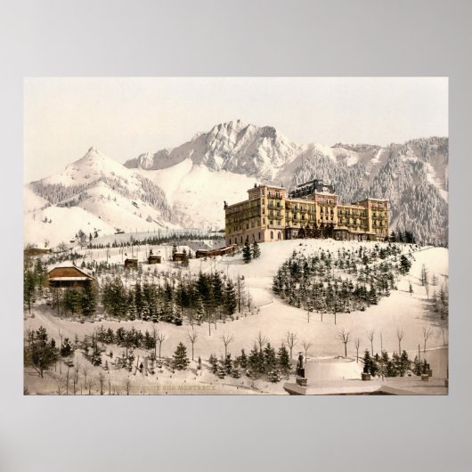 Montreux Zwitserland Poster (Voorkant)