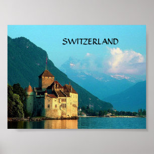 MONTREUX, ZWITSERLAND POSTER