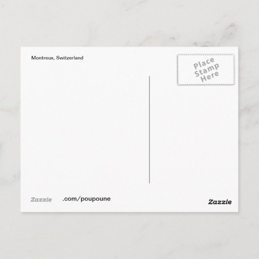 Montrisch Briefkaart (Achterkant)