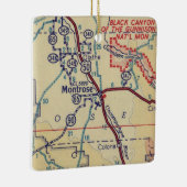 Montrose CO  Map Keramisch Ornament (Rechts)