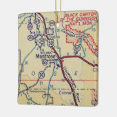 Montrose CO  Map Keramisch Ornament (Links)