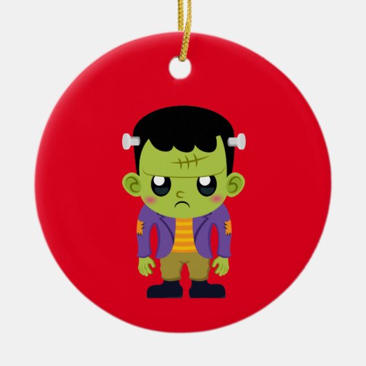 Montrouis Halloween Keramisch Ornament (Voorkant)