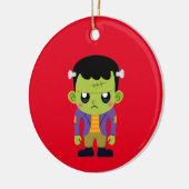 Montrouis Halloween Keramisch Ornament (Links)