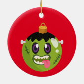 Montrouis Halloween Keramisch Ornament (Achterkant)
