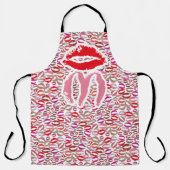 Montse Kisses Kiss MontKISSES by Masanser Pixelat  Schort (Voorkant)