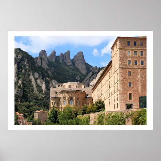 Montserrat Abbey Poster (Voorkant)