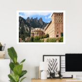 Montserrat Abbey Poster (Thuiskantoor)