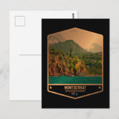 Montserrat Briefkaart (Voorkant / Achterkant)