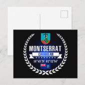 Montserrat Briefkaart (Voorkant / Achterkant)