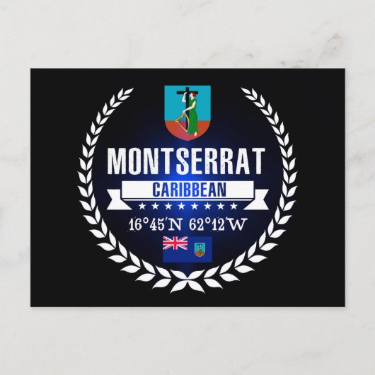 Montserrat Briefkaart (Voorkant)