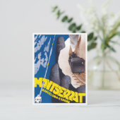 Montserrat cableway Spain vintage briefkaart (Staand voorkant)