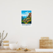Montserrat Caribbean Travel Print (Keuken)