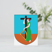 Montserrat Coat of Arms Briefkaart (Staand voorkant)