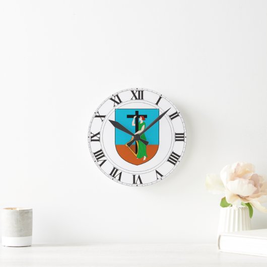 Montserrat Coat of Arms Ronde Klok (Huis)