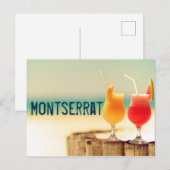 Montserrat cocktails briefkaart (Voorkant / Achterkant)