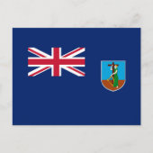 Montserrat Flag Briefkaart (Voorkant)