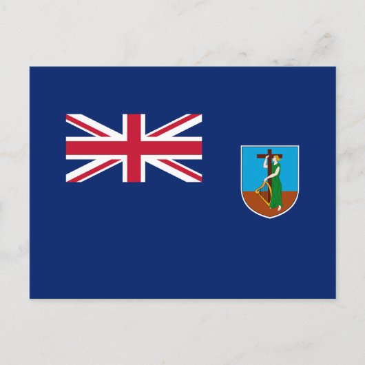 Montserrat Flag Briefkaart (Voorkant)