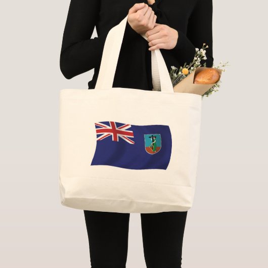 Montserrat Flag Canvas tas (Voorkant (product))