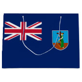 Montserrat Flag Groot Cadeauzakje (Voorkant)