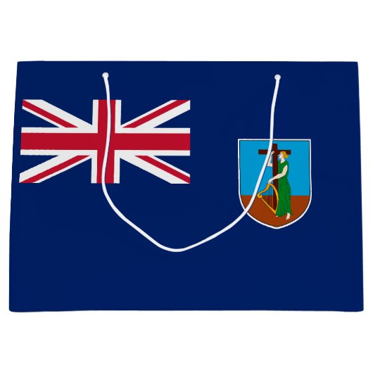 Montserrat Flag Groot Cadeauzakje (Voorkant)