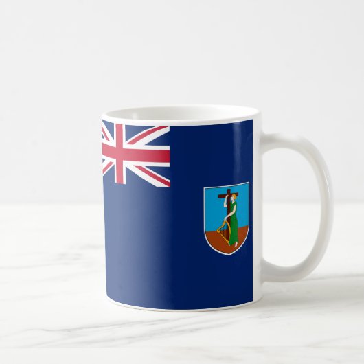 Montserrat Flag Keramische Mok (Rechts)