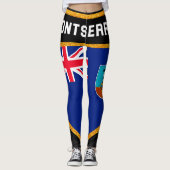 Montserrat Flag Leggings (Voorkant)