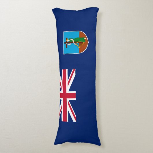 Montserrat Flag Lichaamskussen (Voorkant Verticaal)