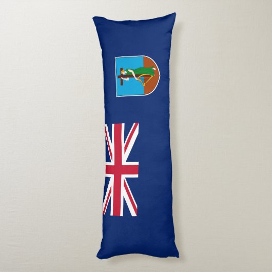 Montserrat Flag Lichaamskussen (Achterkant (Verticaal))