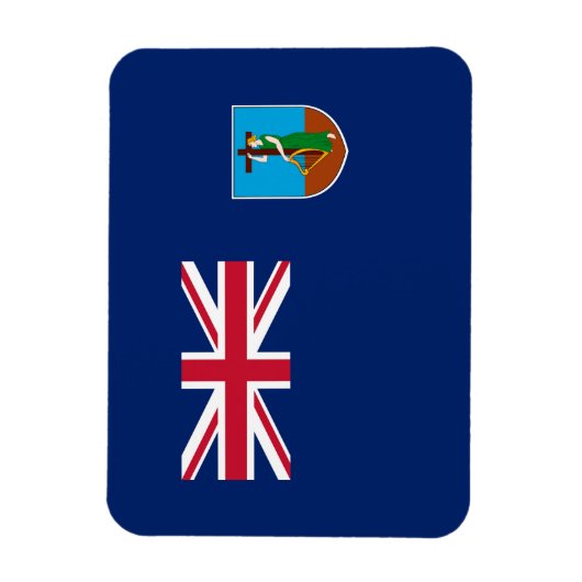 Montserrat Flag Magneet (Verticaal)