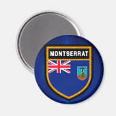 Montserrat Flag Magneet (Voorkant / Achterkant)
