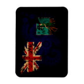 Montserrat Flag Magneet (Verticaal)