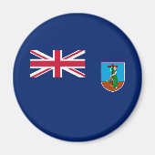 Montserrat Flag Magneet (Voorkant)