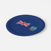 Montserrat Flag Papieren Bordje (Gekanteld)
