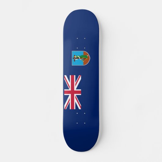 Montserrat Flag Persoonlijk Skateboard (Voorkant)